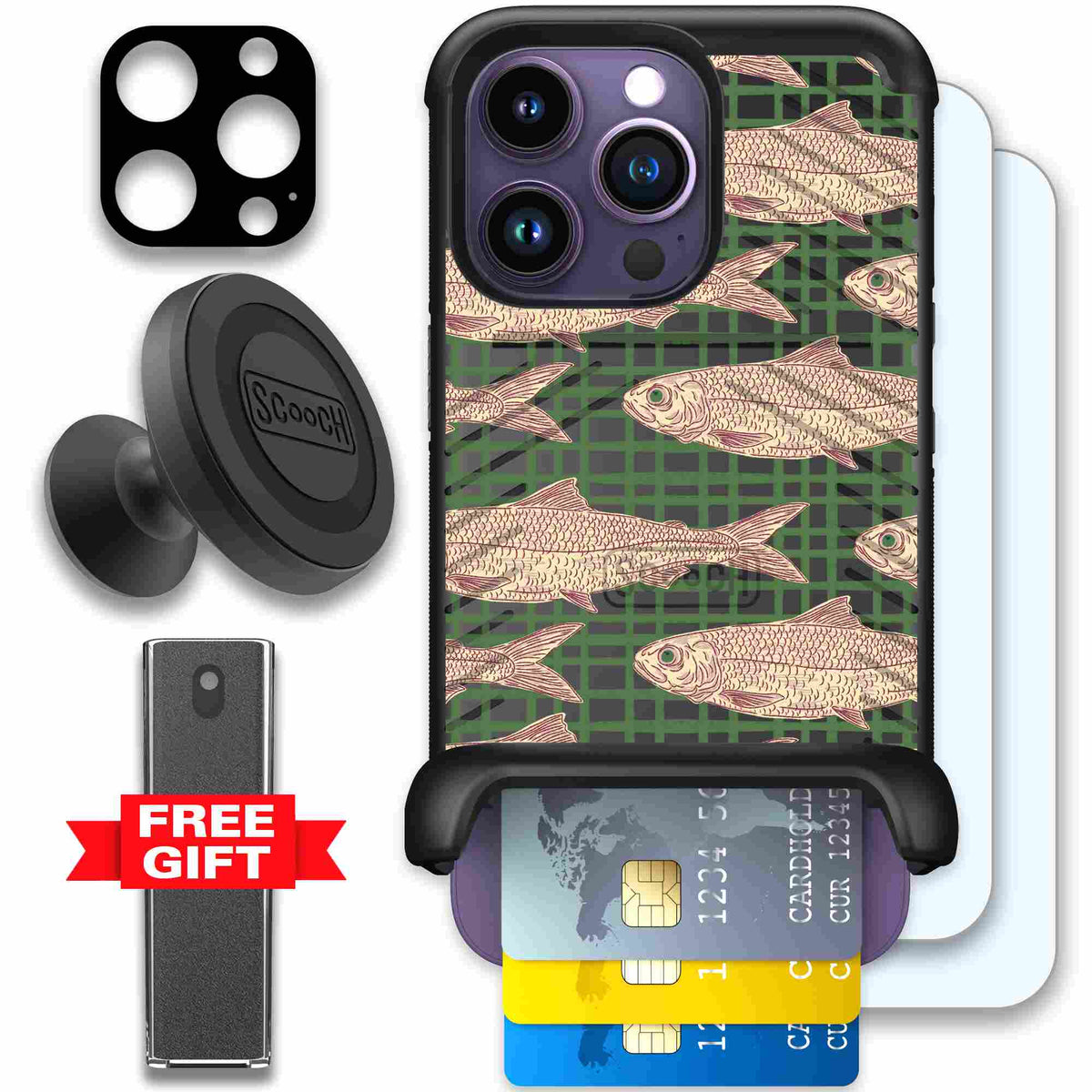 Fresh Catch | website | iPhone 14 Pro | Defender Bundle