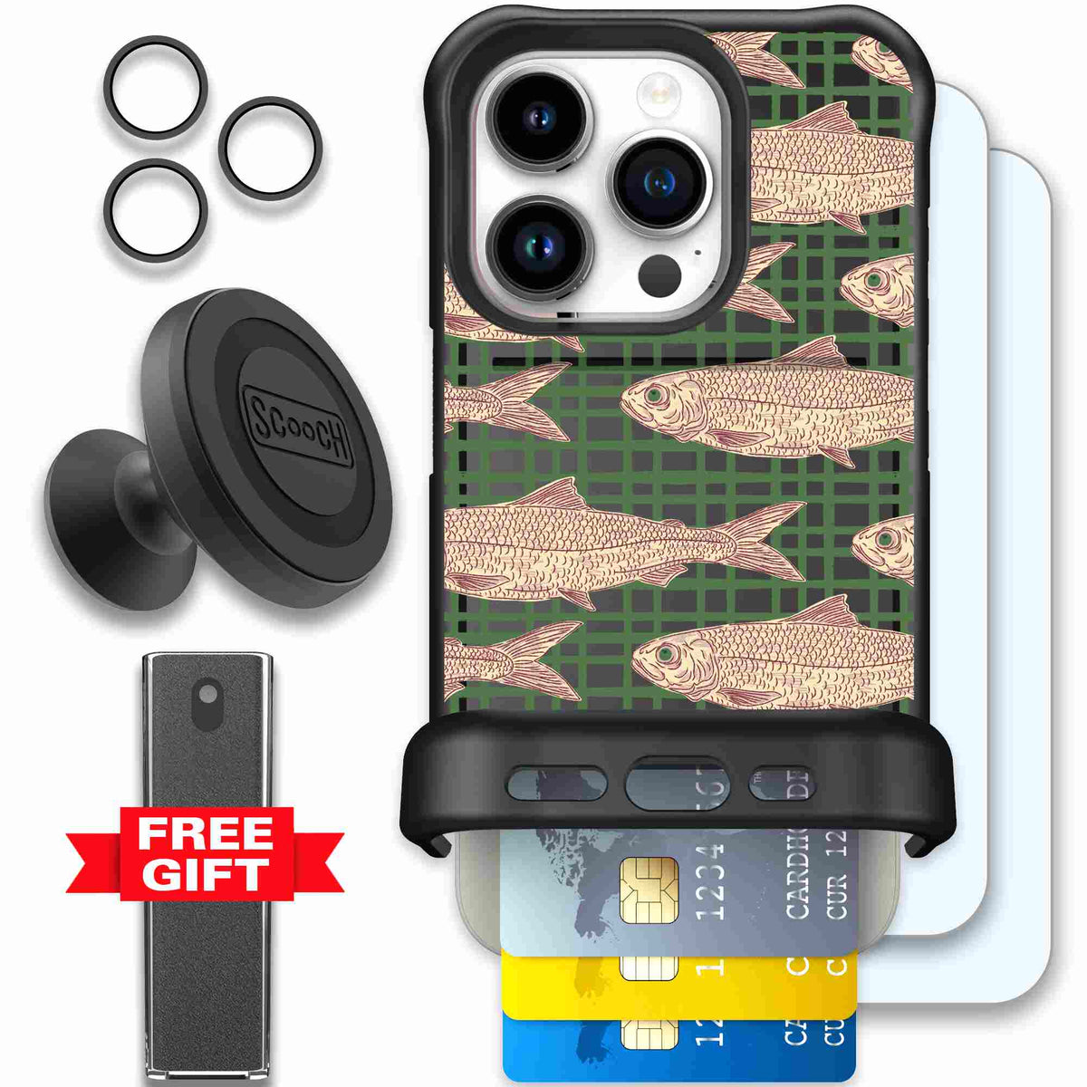 Fresh Catch | website | iPhone 15 Pro | Defender Bundle