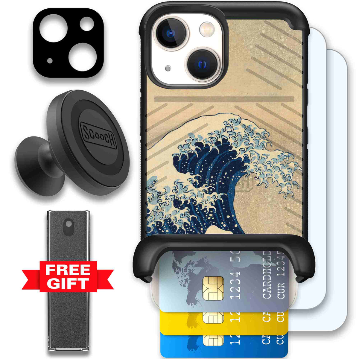 Great Wave | website | iPhone 13 mini | Defender Bundle