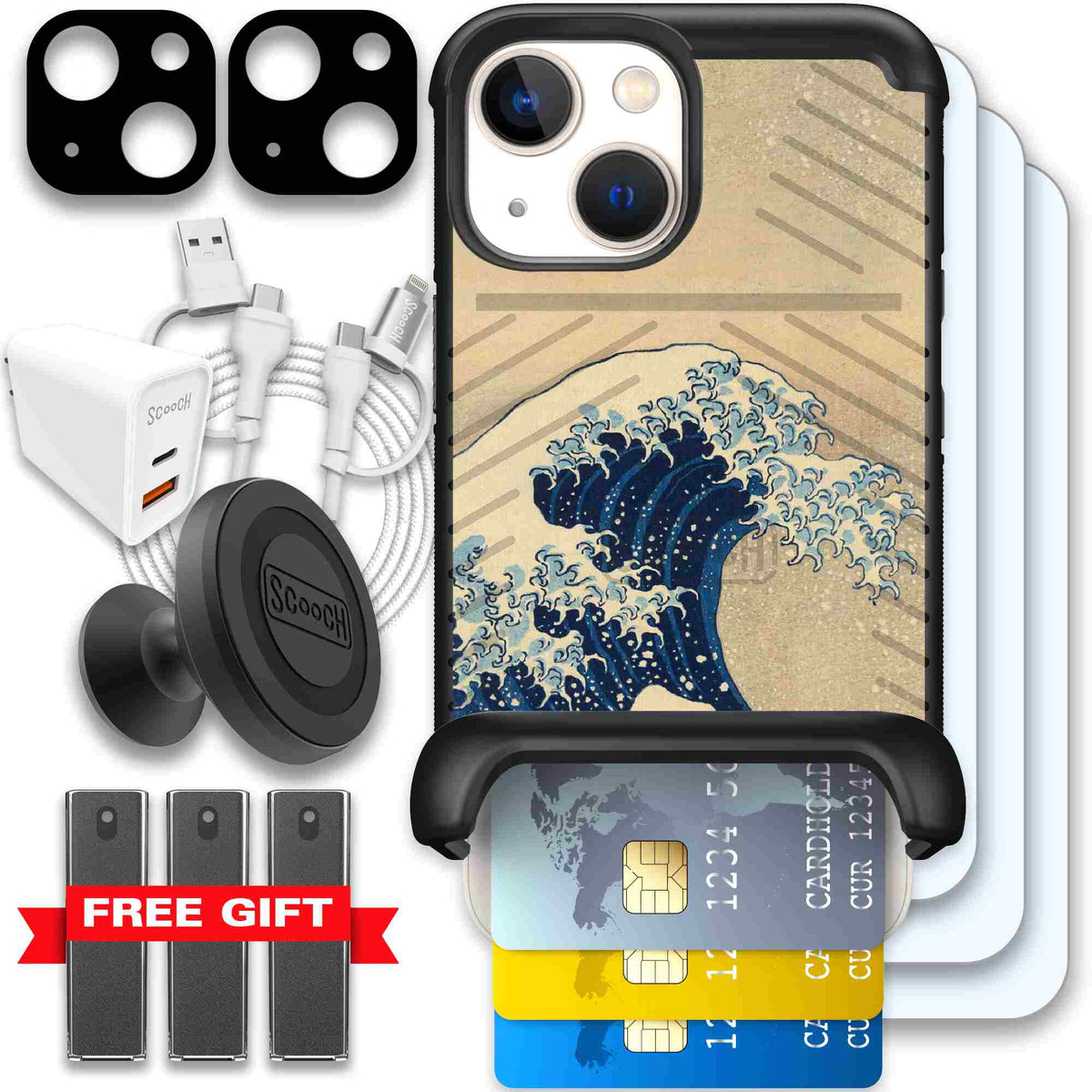 Great Wave | website | iPhone 13 mini | Ultimate Bundle