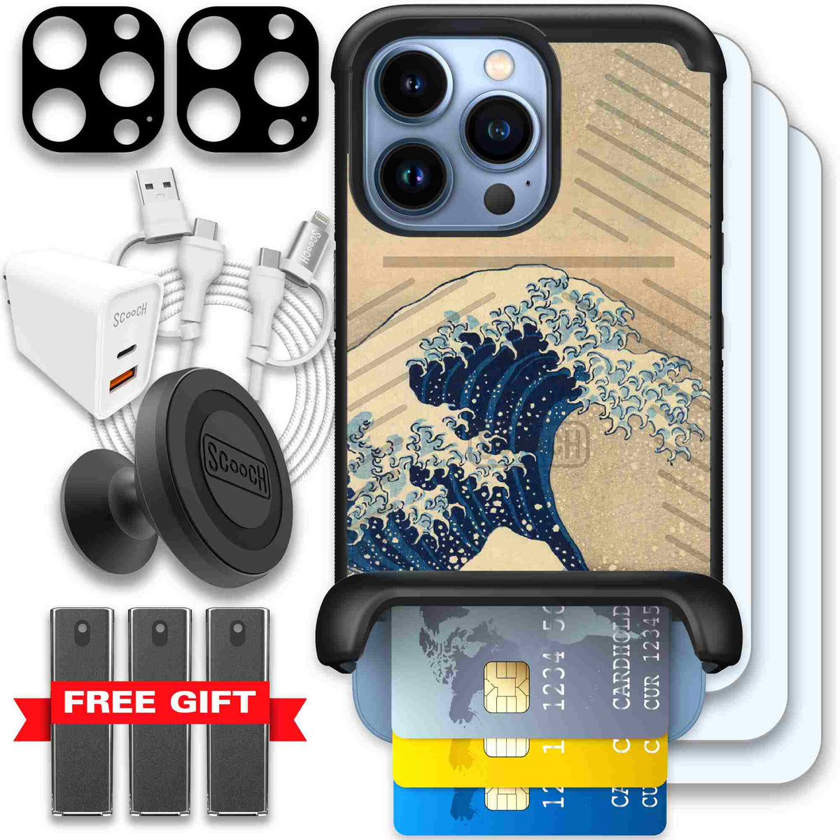Great Wave | website | iPhone 13 Pro | Ultimate Bundle