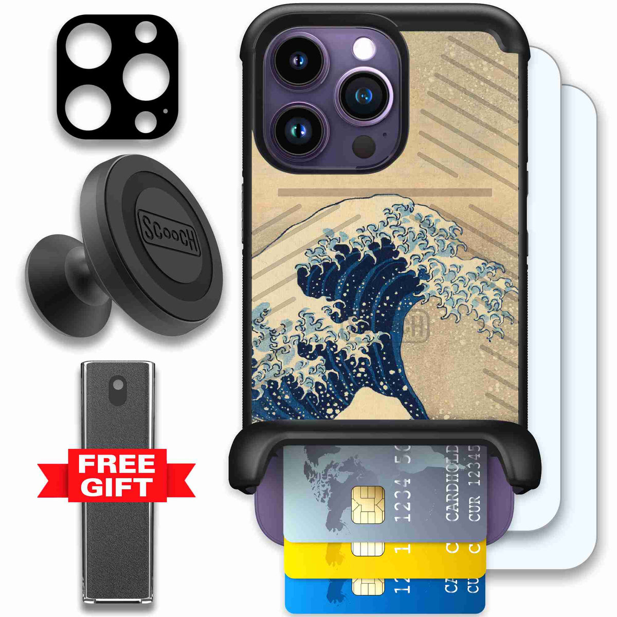 Great Wave | website | iPhone 14 Pro | Defender Bundle