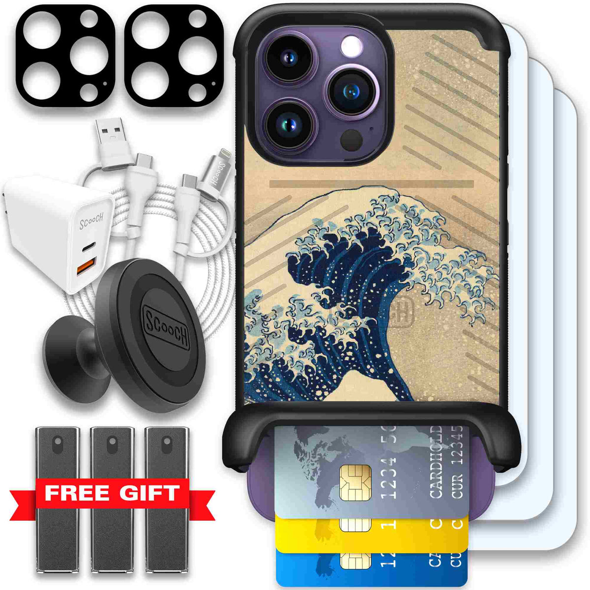 Great Wave | website | iPhone 14 Pro | Ultimate Bundle