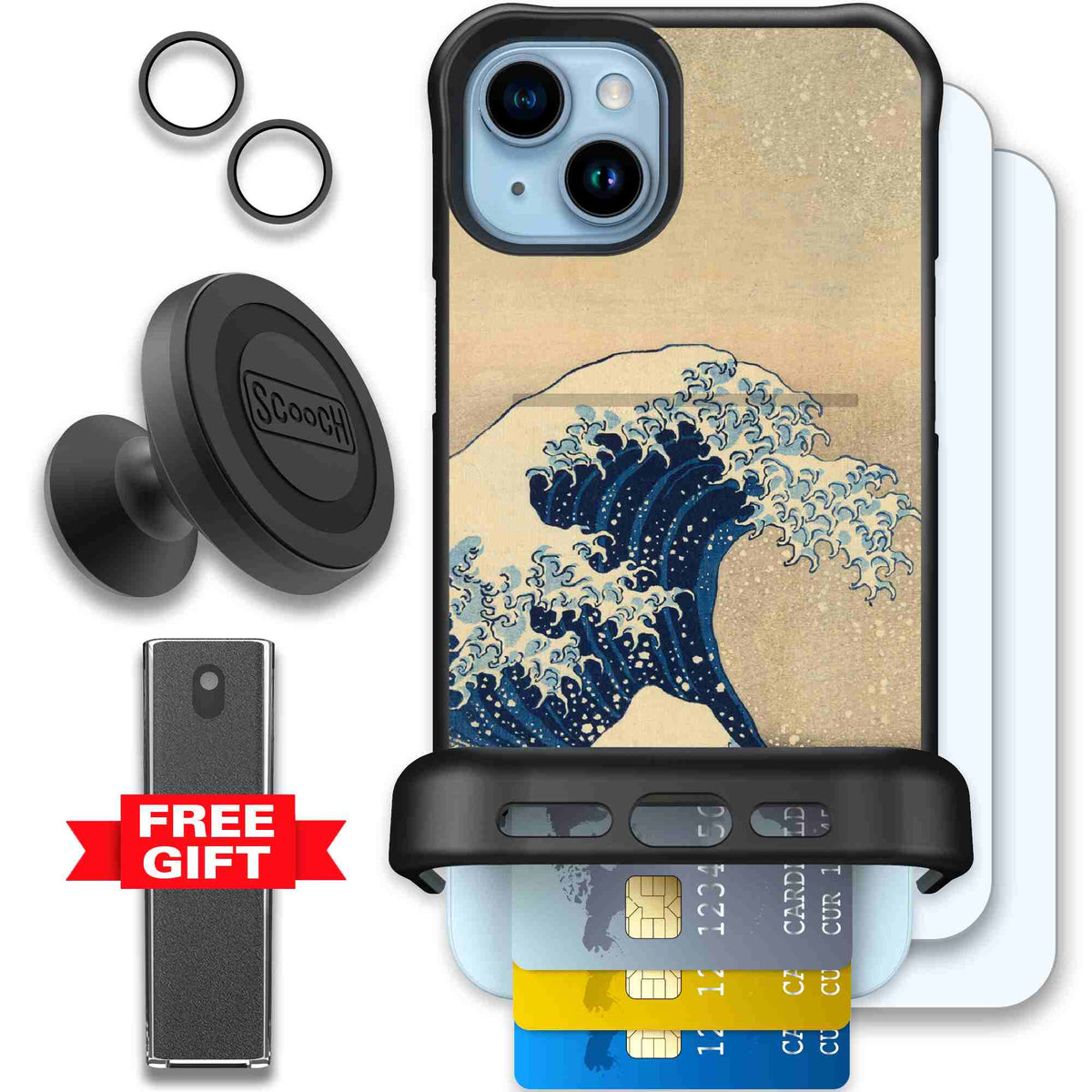 Great Wave | website | iPhone 15 Plus | Defender Bundle