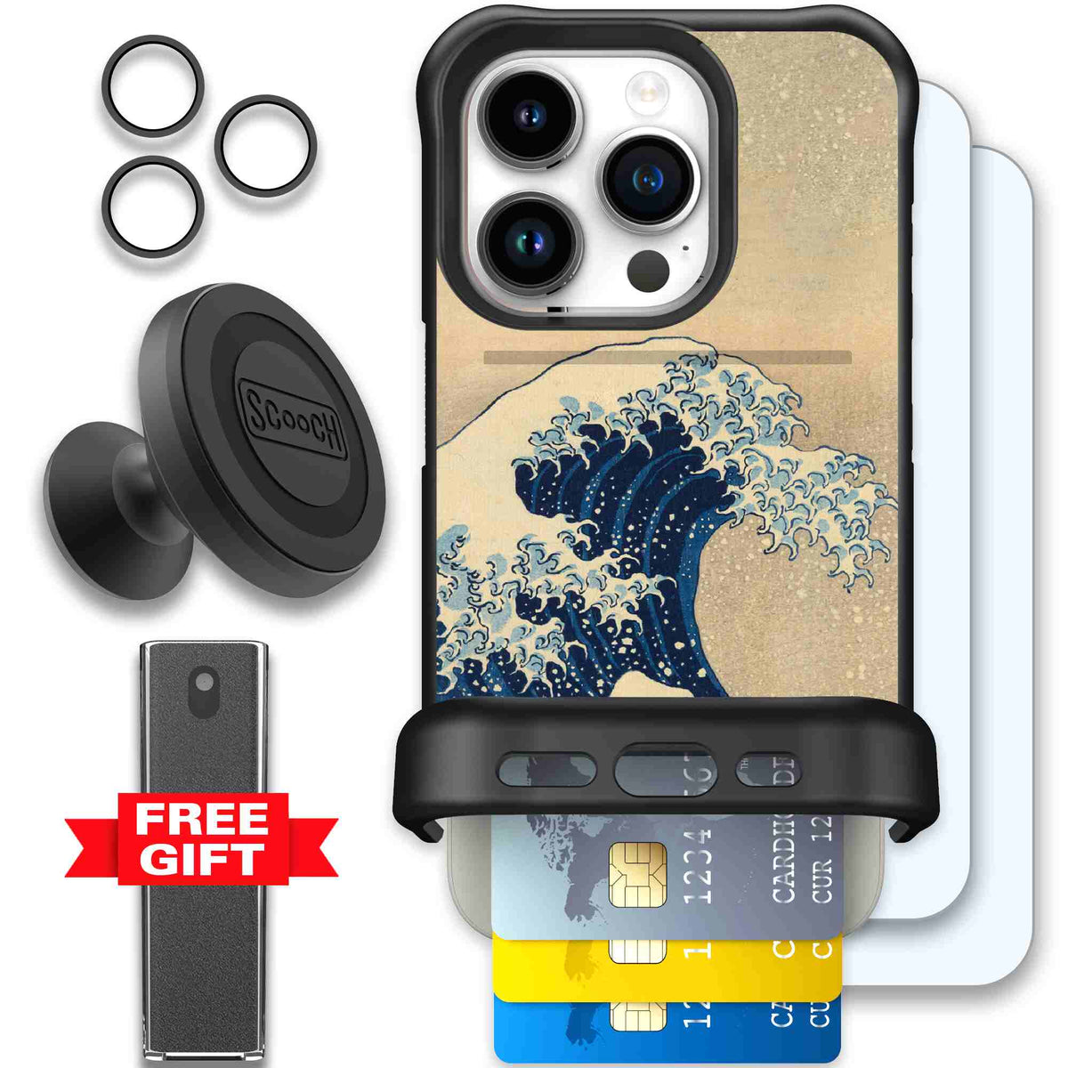 Great Wave | website | iPhone 15 Pro | Defender Bundle
