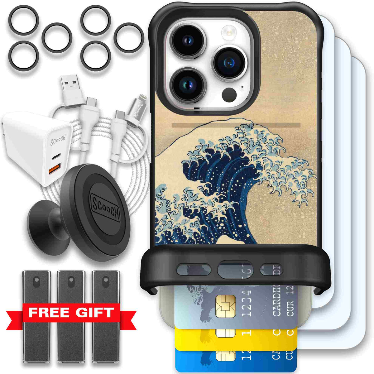 Great Wave | website | iPhone 15 Pro | Ultimate Bundle
