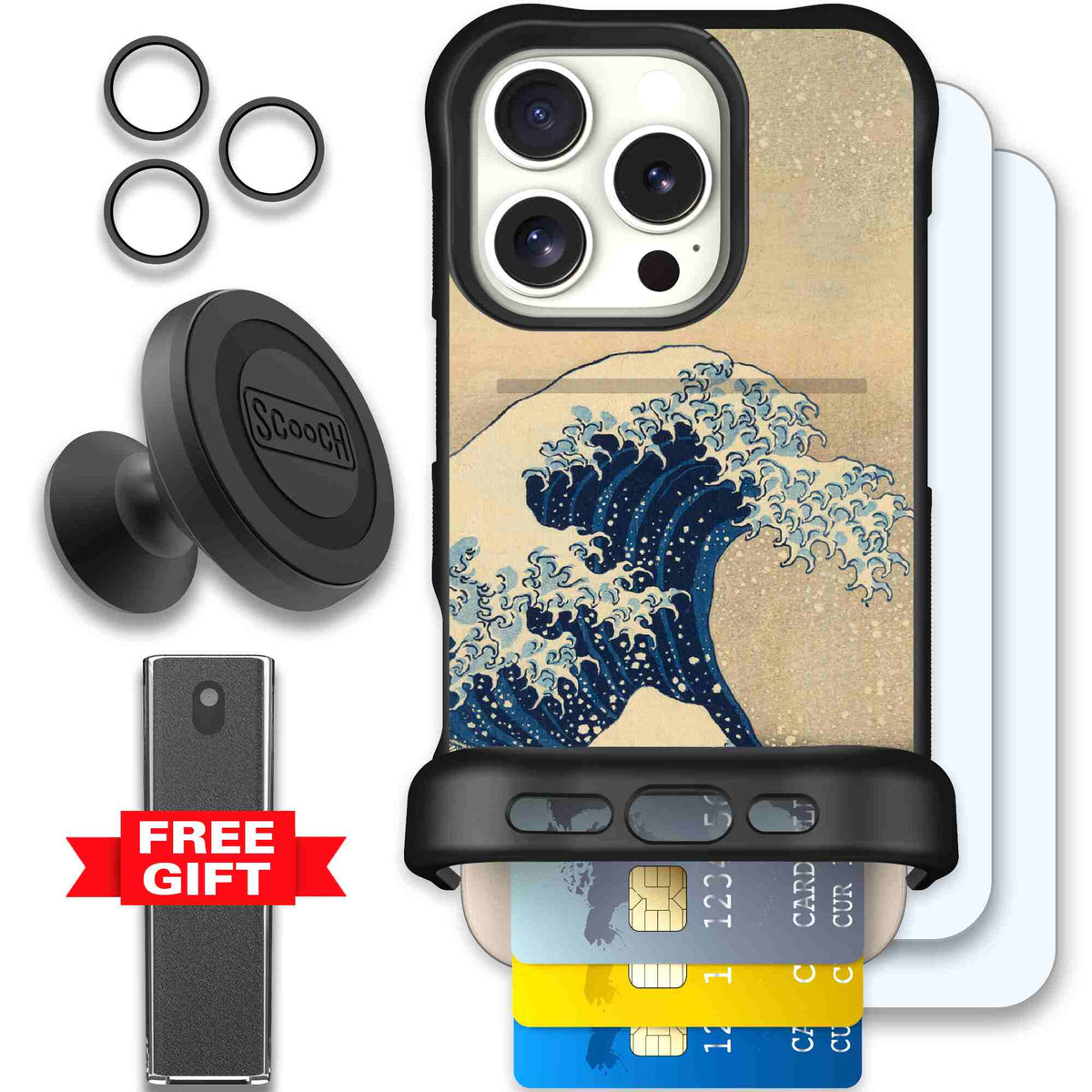 Great Wave | website | iPhone 16 Pro | Defender Bundle