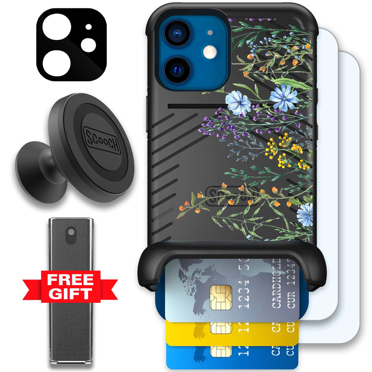WMTE MDWBLOOM iPhone 12 Mini Defender Bundle