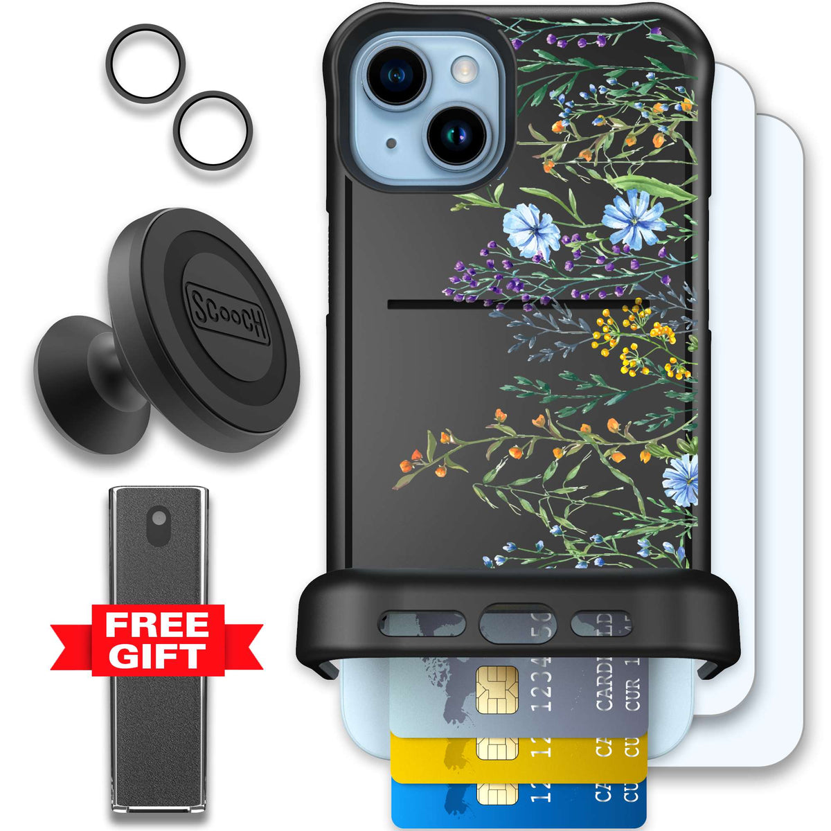 WMTE MDWBLOOM iPhone 15 Plus Defender Bundle