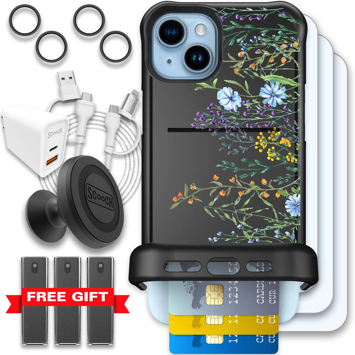 WMTE MDWBLOOM iPhone 15 Plus Ultimate Bundle