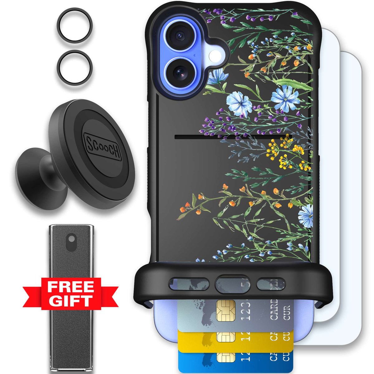 WMTE MDWBLOOM iPhone 16 Plus Defender Bundle