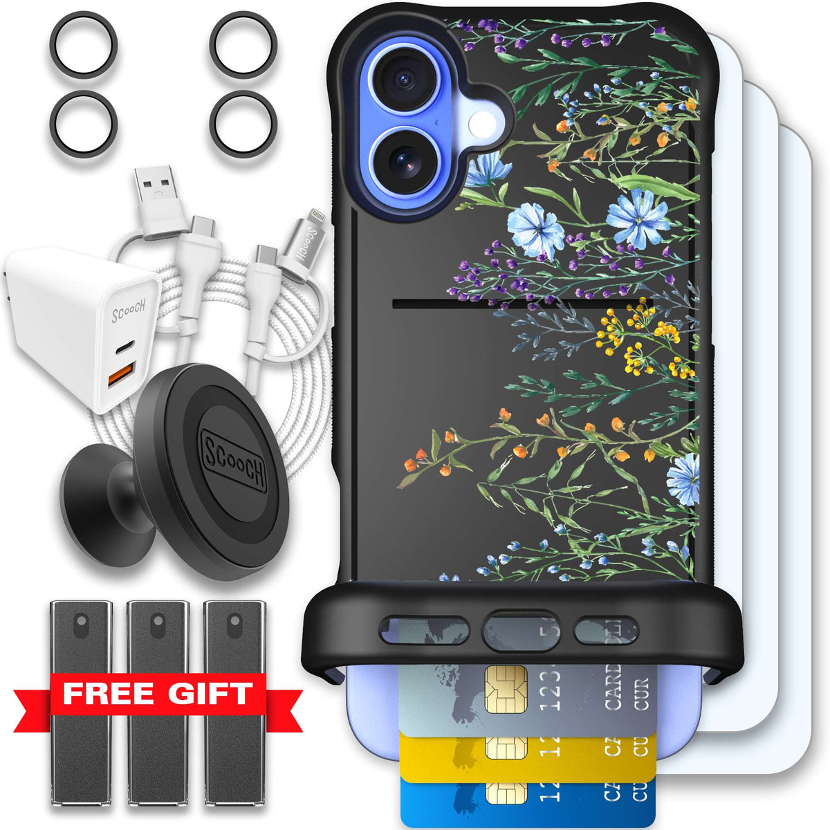 WMTE MDWBLOOM iPhone 16 Plus Ultimate Bundle