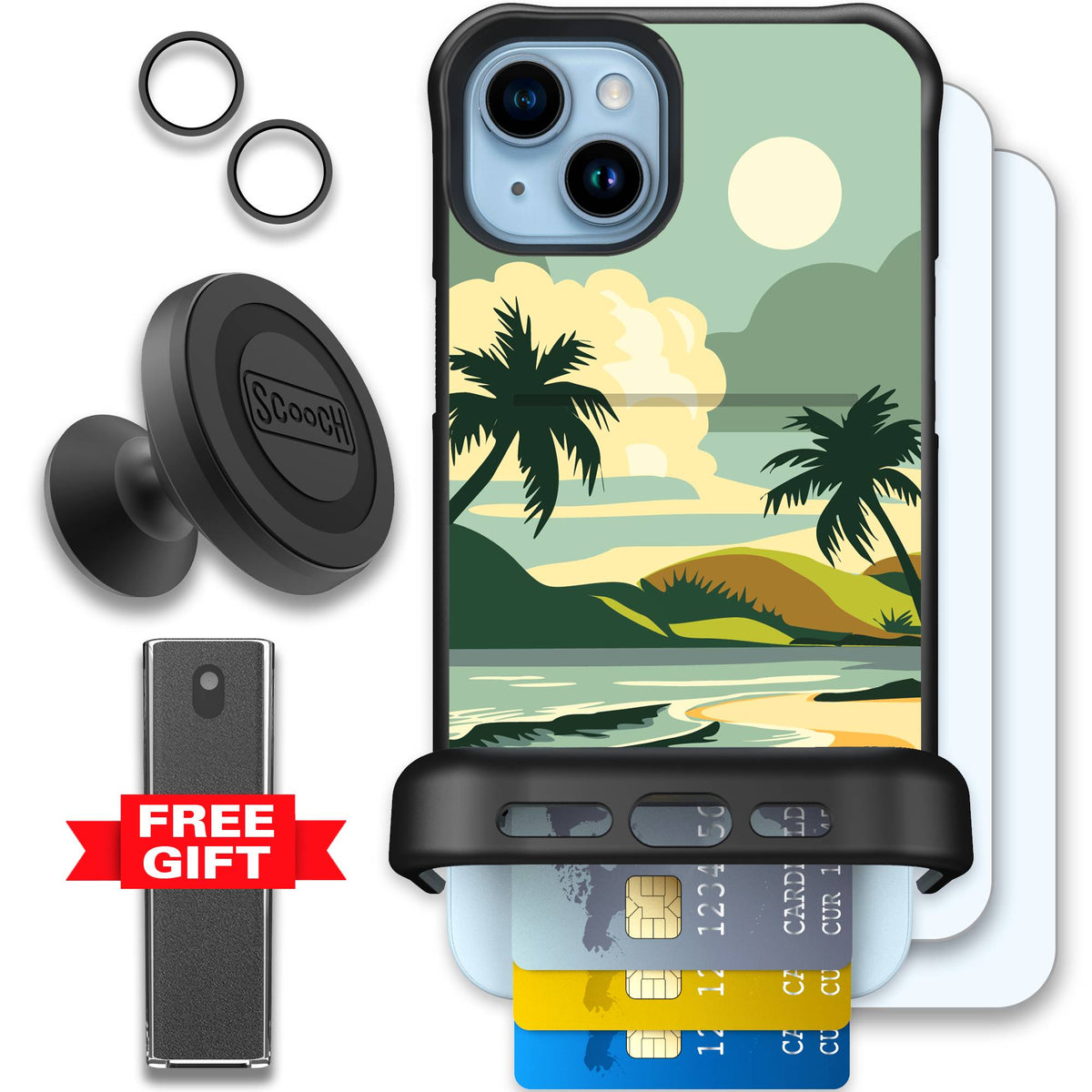 WMTE PDSCOVE iPhone 15 Plus Defender Bundle