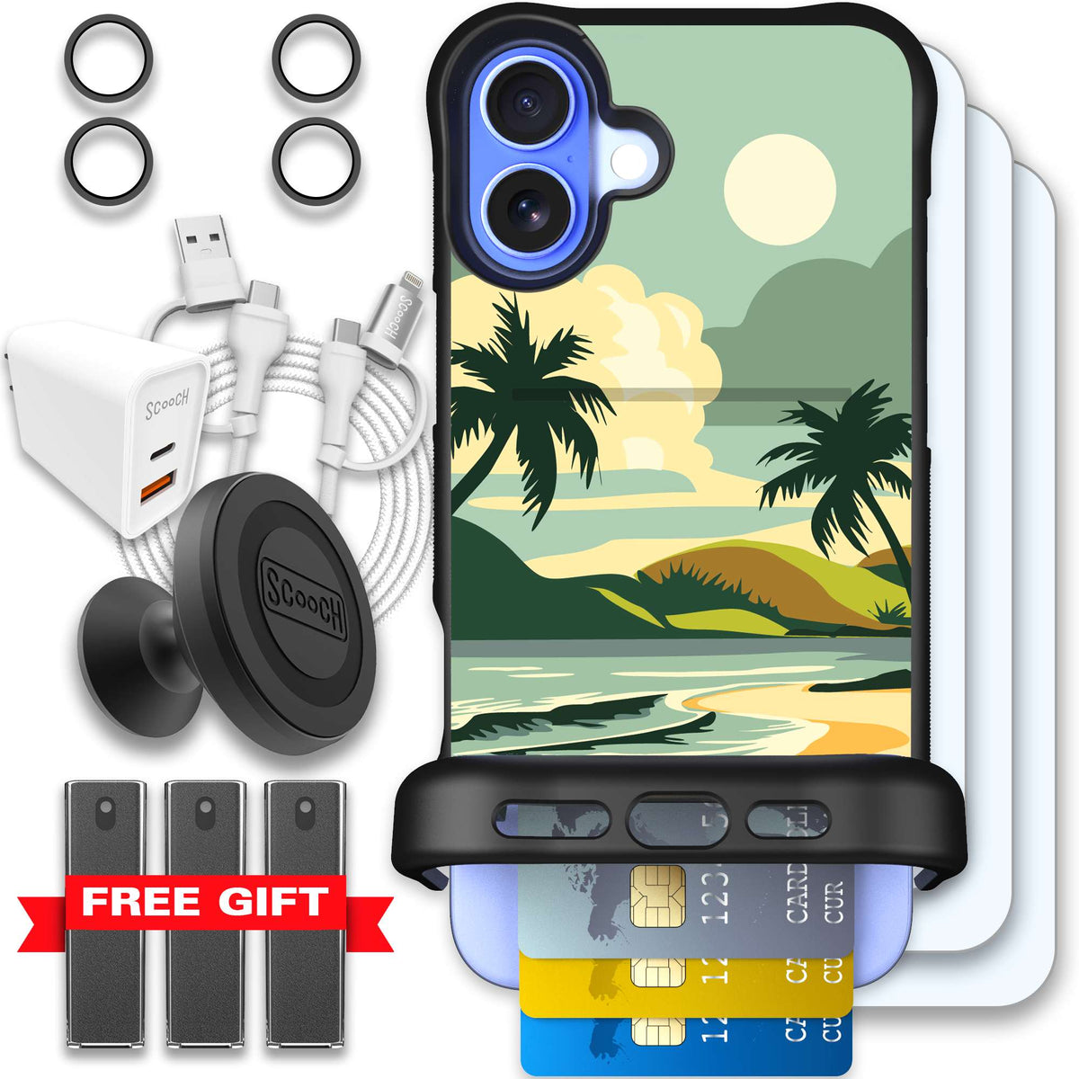 WMTE PDSCOVE iPhone 16 Plus Ultimate Bundle