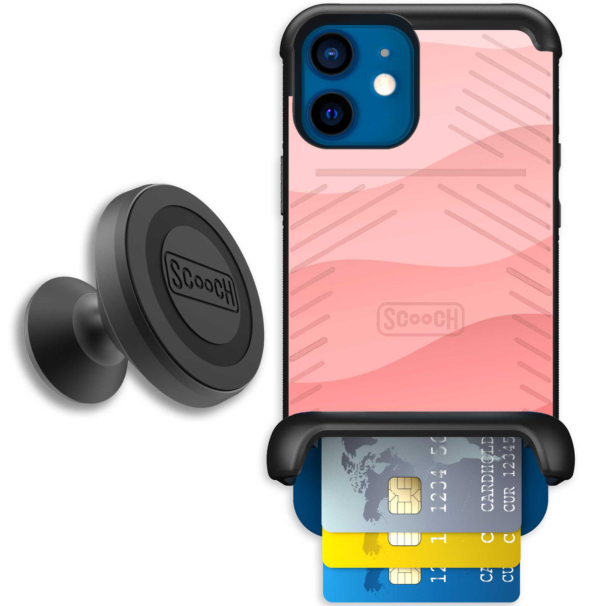 Wingmate Pink Waves for iPhone 12 - Starter Bundle
