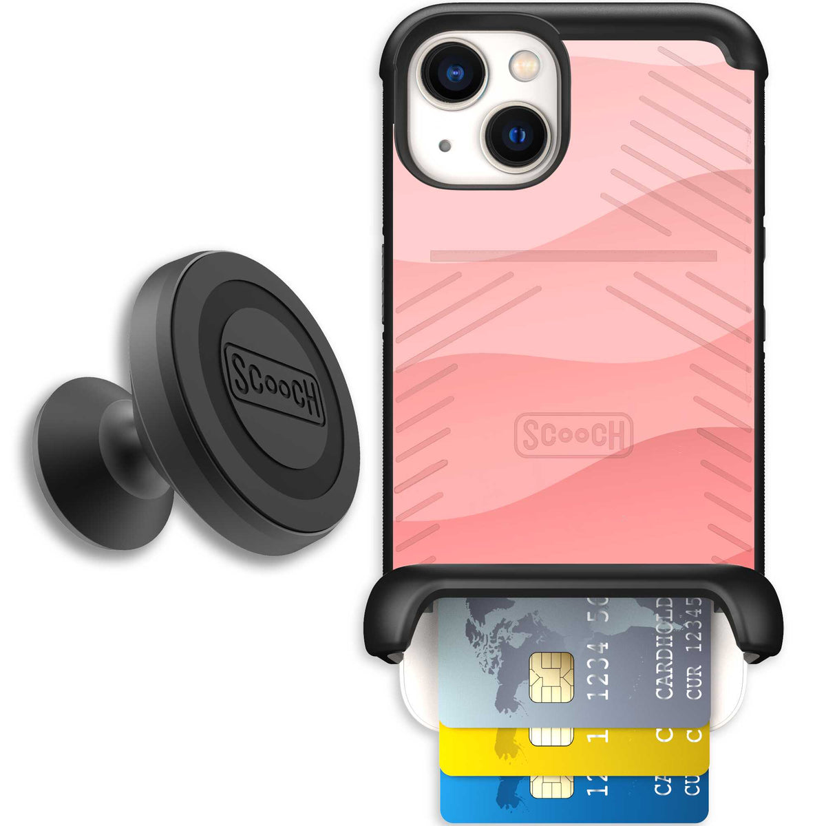 Wingmate Pink Waves for iPhone 13 - Starter Bundle