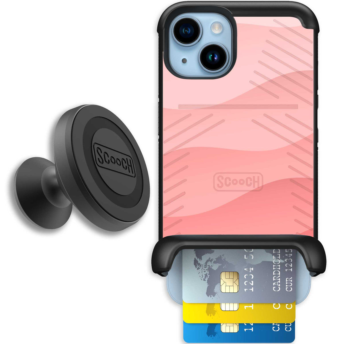 Wingmate Pink Waves for iPhone 14 - Starter Bundle