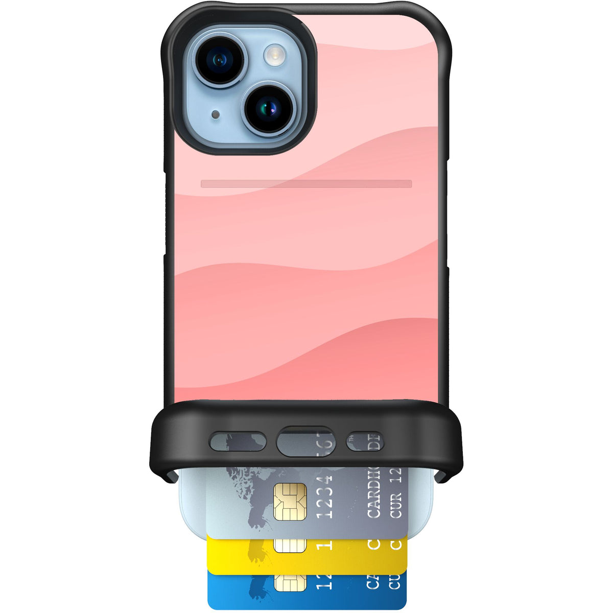 Wingmate Pink Waves for iPhone 15