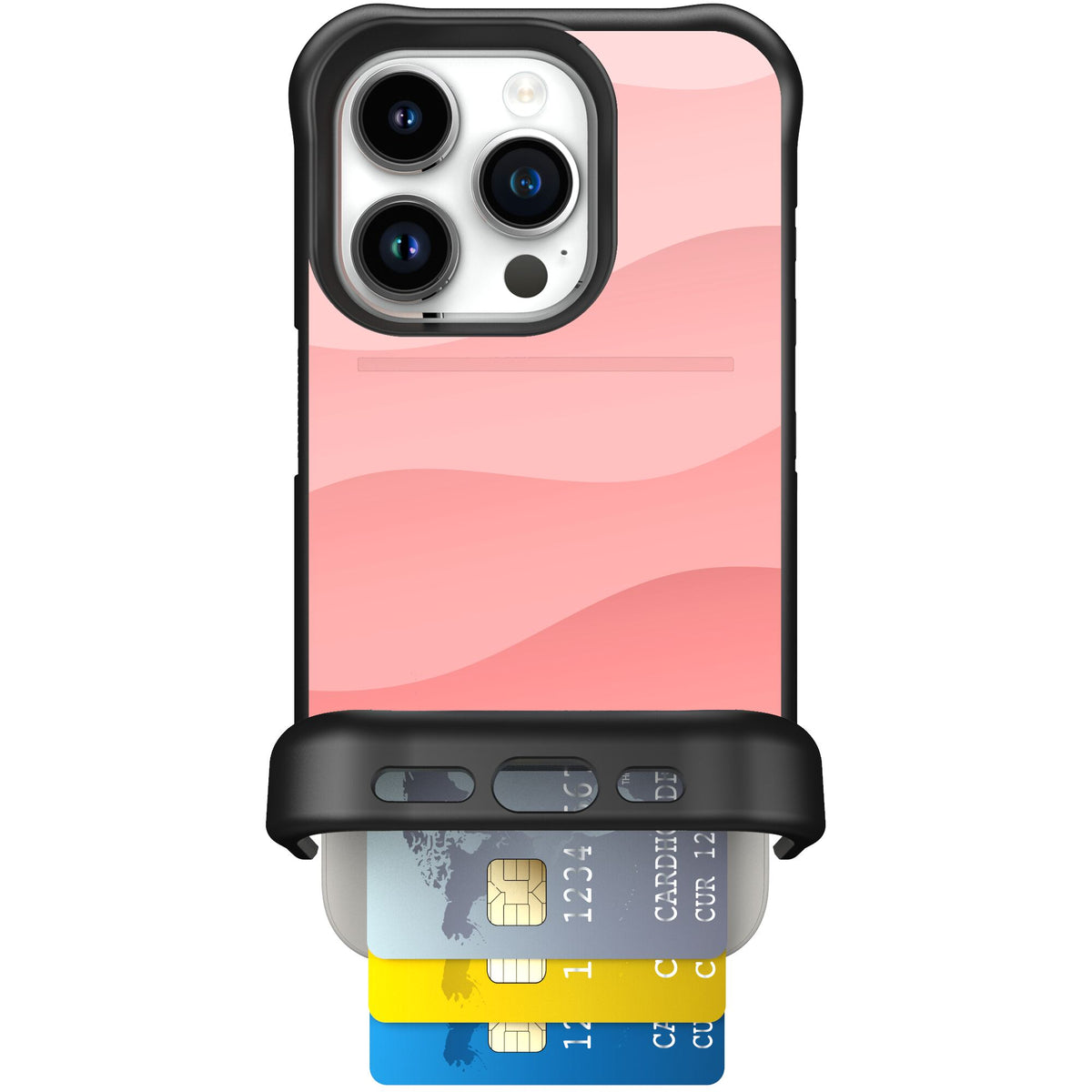 Wingmate Pink Waves for iPhone 15 Pro