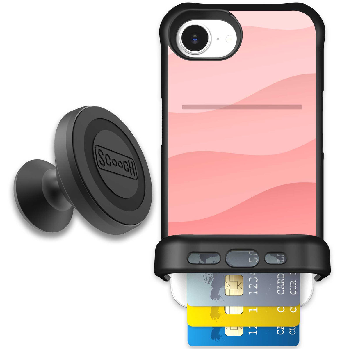 Wingmate Pink Waves for iPhone 16e - Starter Bundle