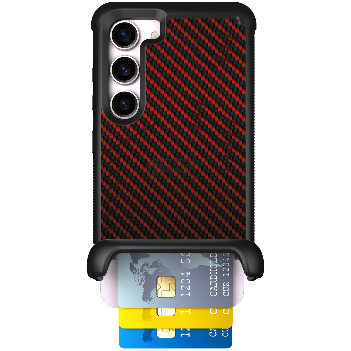 Red Carbon Fiber | website | Galaxy S23 | Case