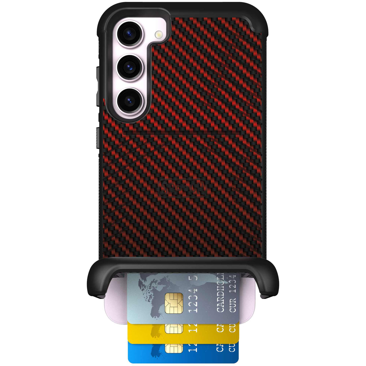 Red Carbon Fiber | website | Galaxy S23+ | Case