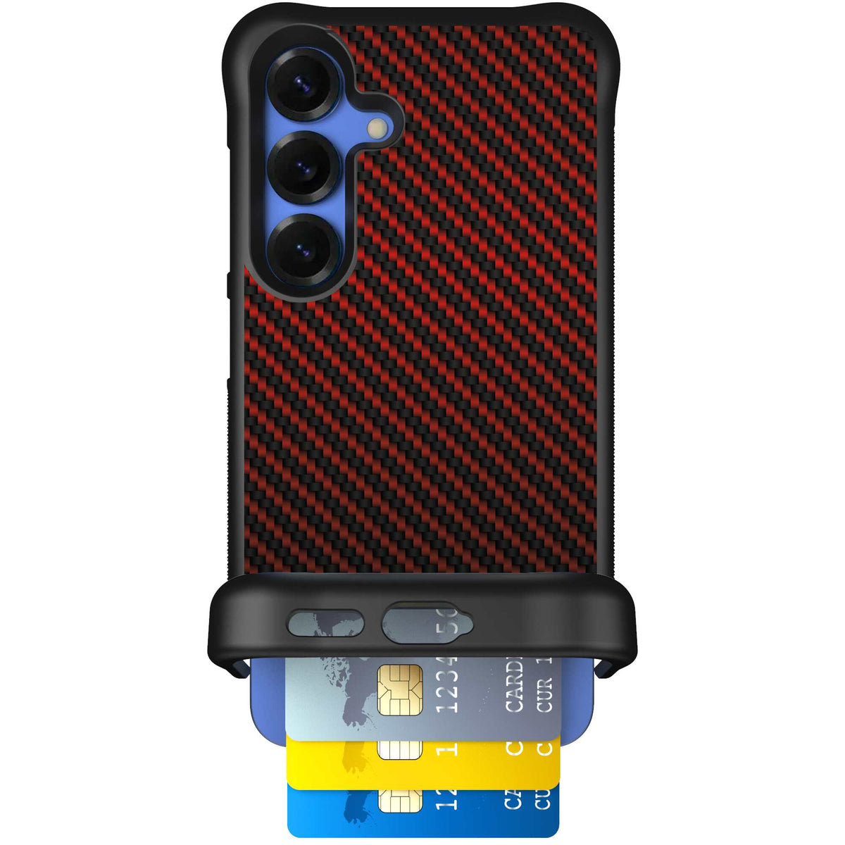 Red Carbon Fiber | website | Galaxy S25 | Case