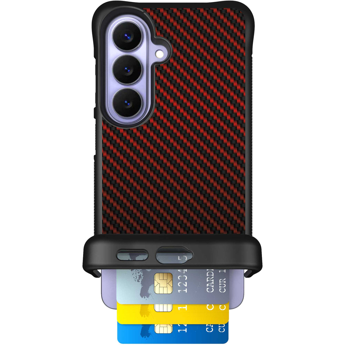 Red Carbon Fiber | website | Galaxy S26 | Case