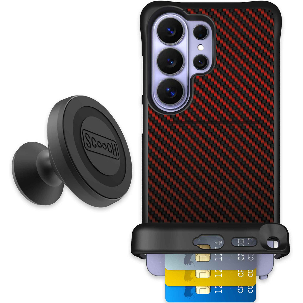 Red Carbon Fiber | website | Galaxy S26 Ultra | Starter Bundle
