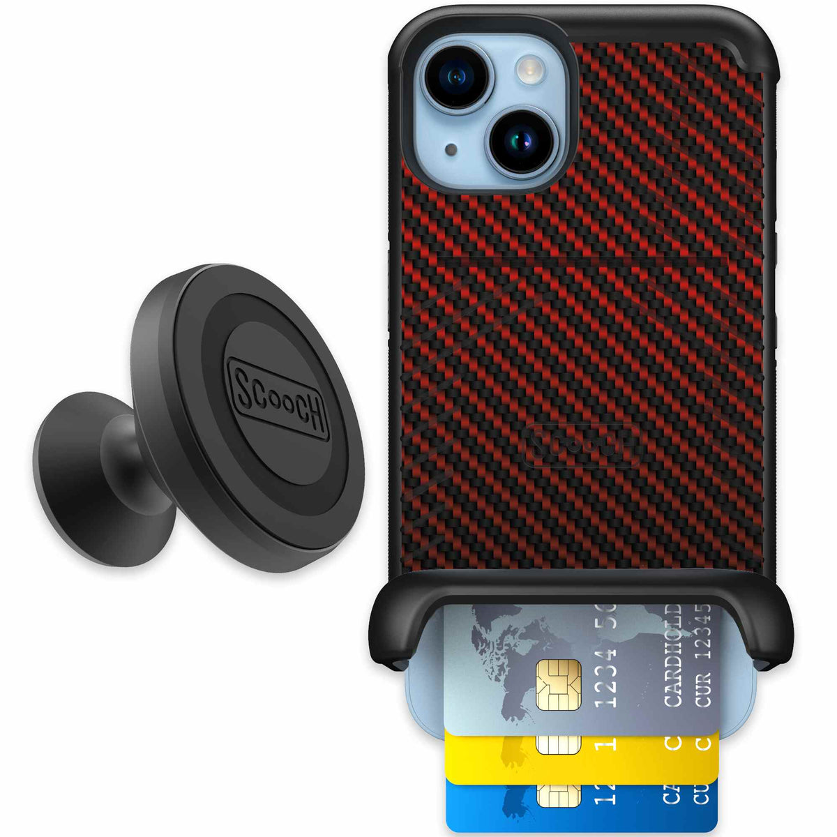 Red Carbon Fiber | website | iPhone 14 | Starter Bundle