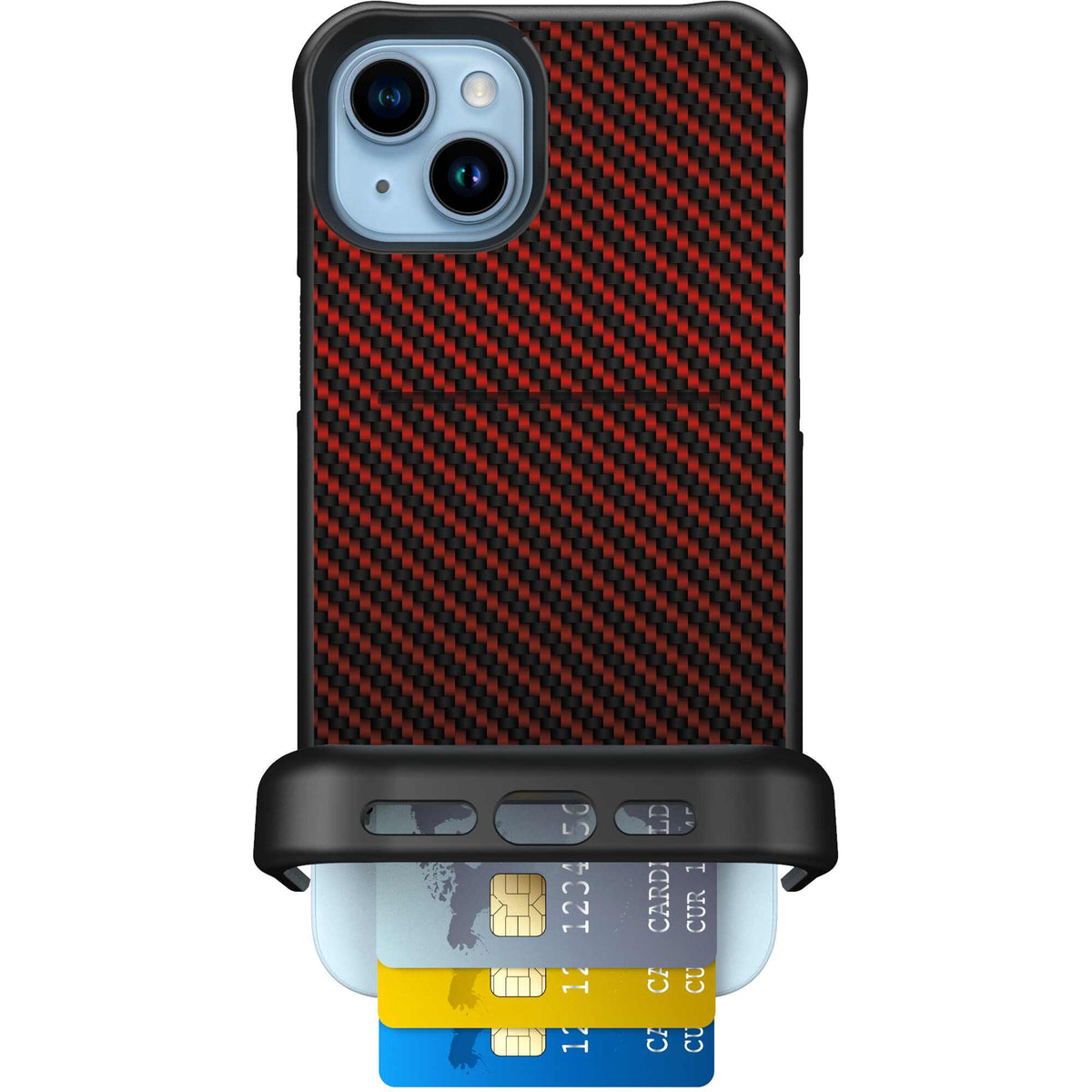 Red Carbon Fiber | website | iPhone 15 Plus | Case