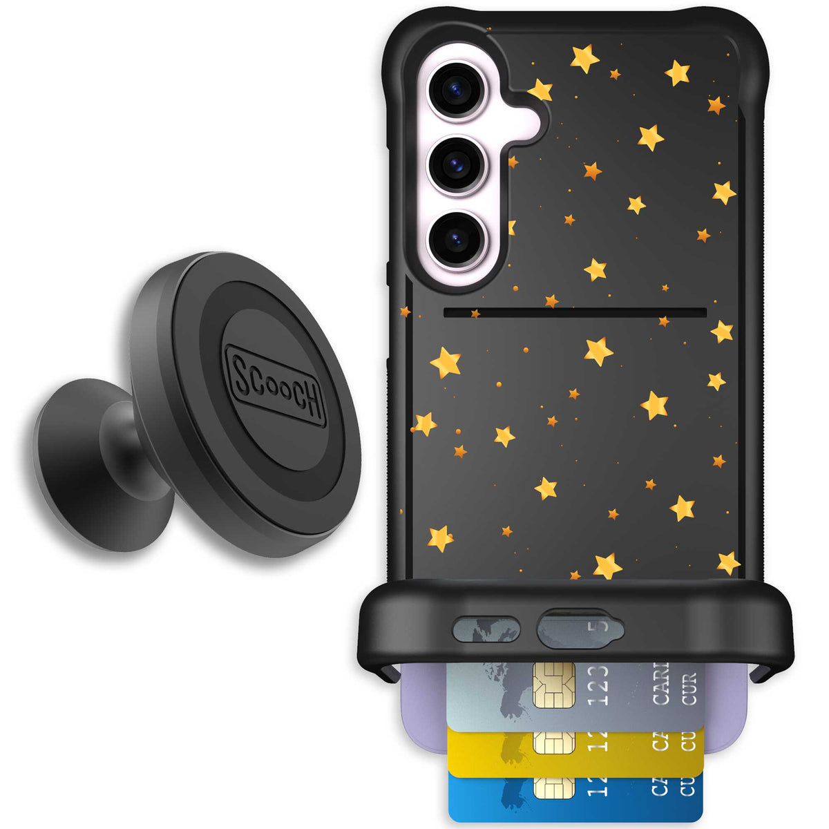 Wingmate Gold Stars for Galaxy S24+ - Starter Bundle