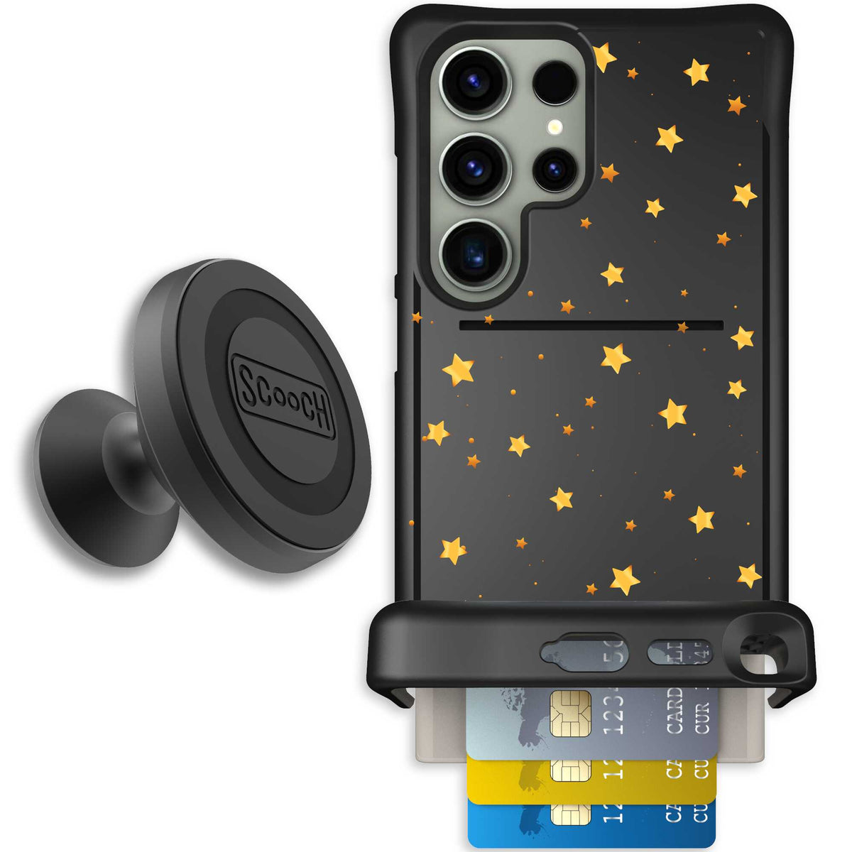 Wingmate Gold Stars for Galaxy S24 Ultra - Starter Bundle