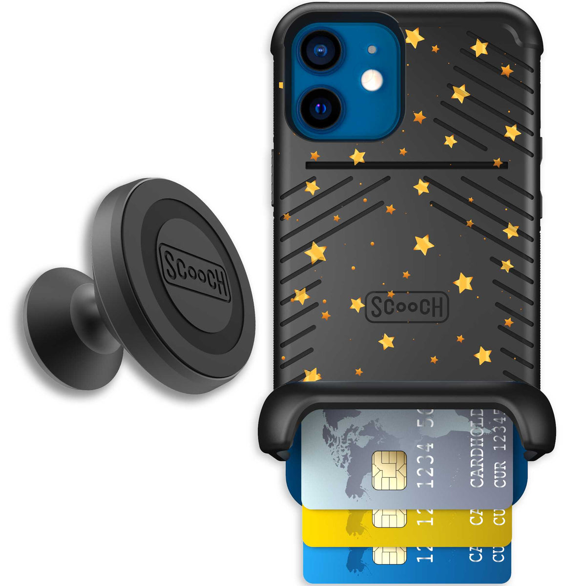 Wingmate Gold Stars for iPhone 12 mini - Starter Bundle