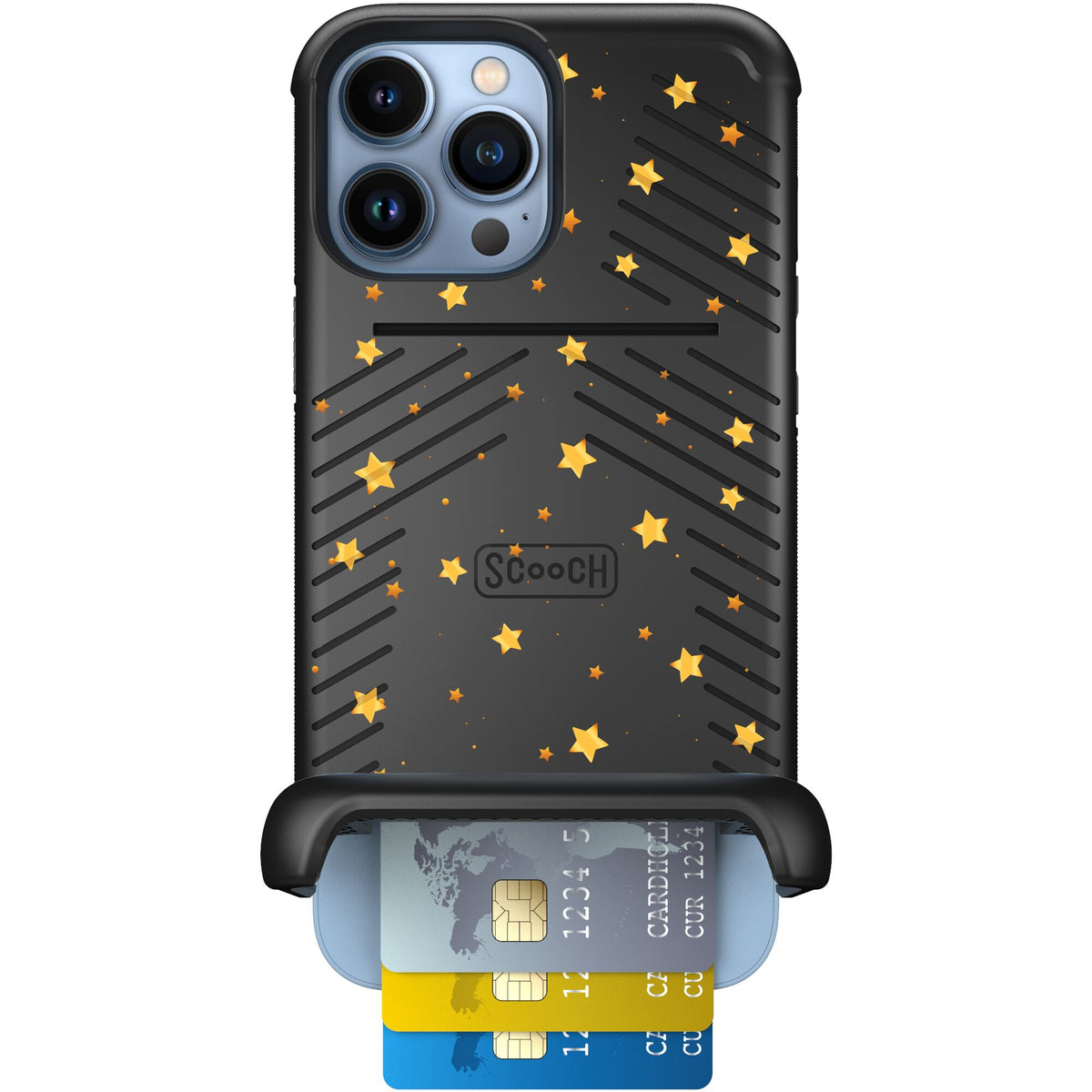 Wingmate Gold Stars for iPhone 13 Pro Max