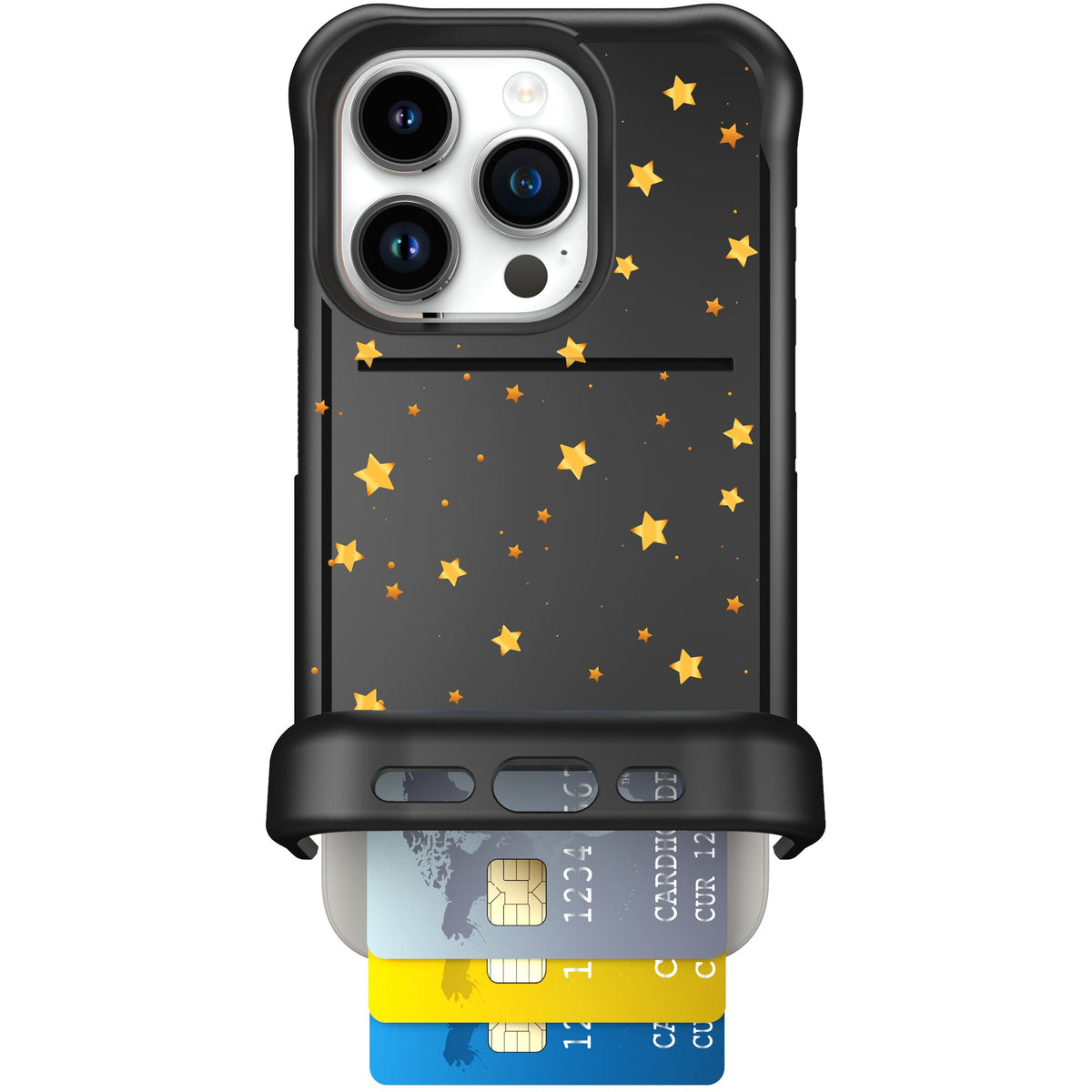 Wingmate Gold Stars for iPhone 15 Pro