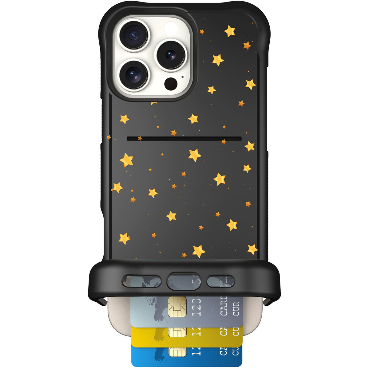 Wingmate Gold Stars for iPhone 16 Pro Max