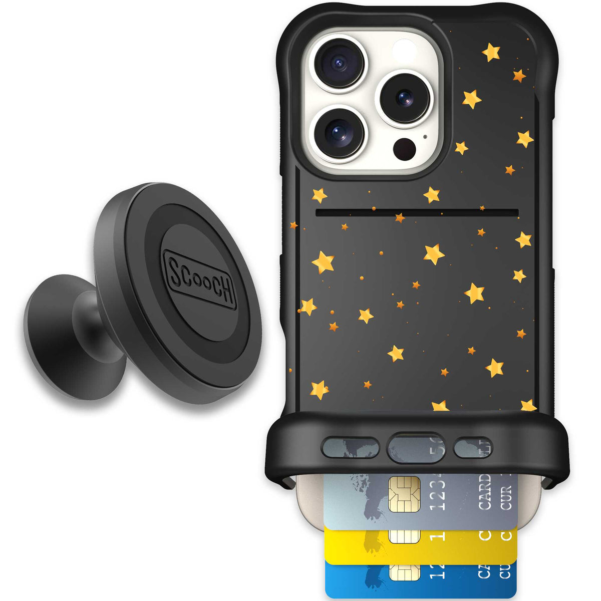 Wingmate Gold Stars for iPhone 16 Pro - Starter Bundle