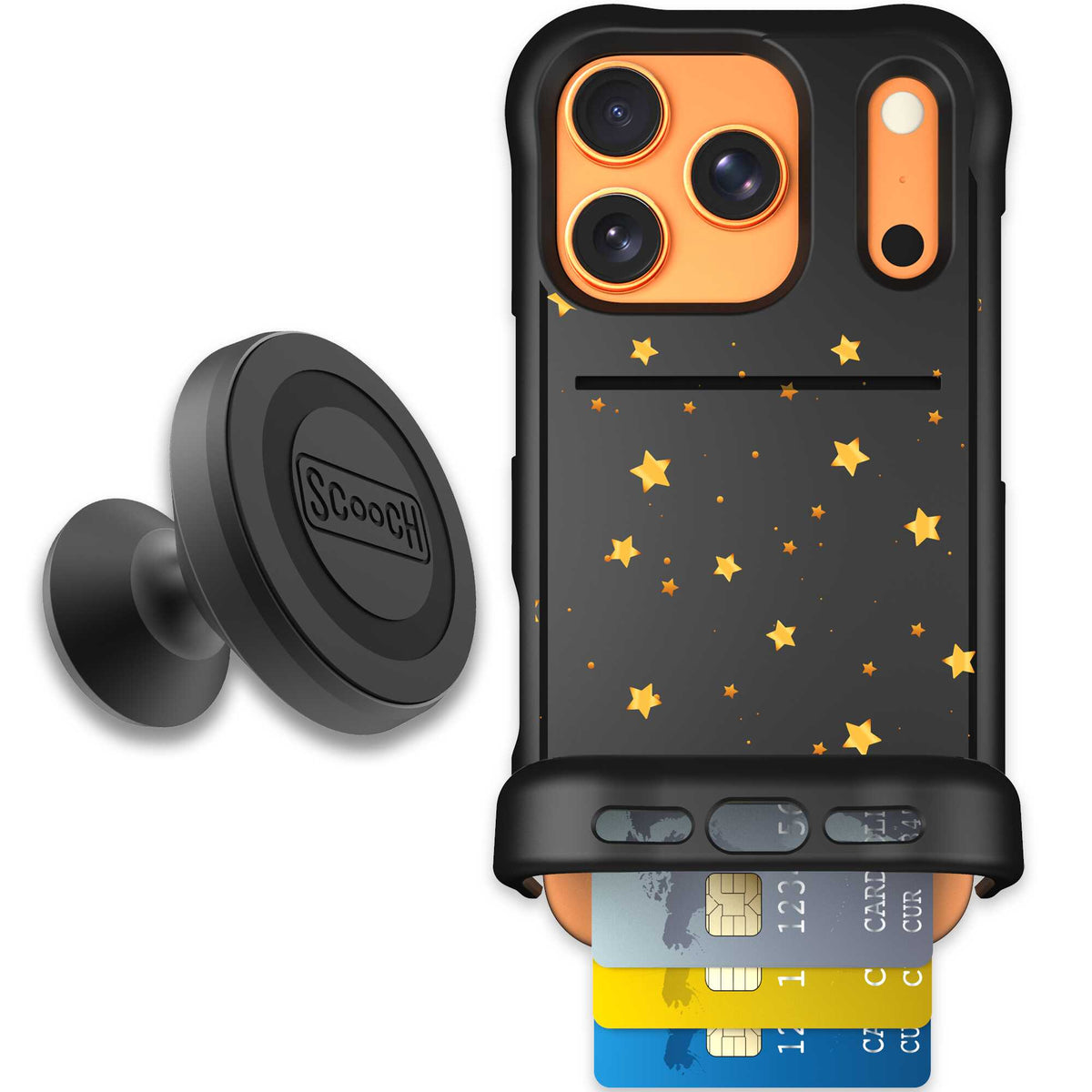 Wingmate Gold Stars for iPhone 17 Pro - Starter Bundle