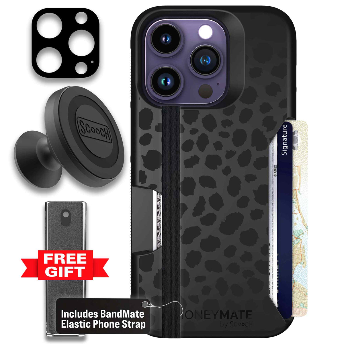 Black Leopard | website | iPhone 14 Pro | Defender Bundle