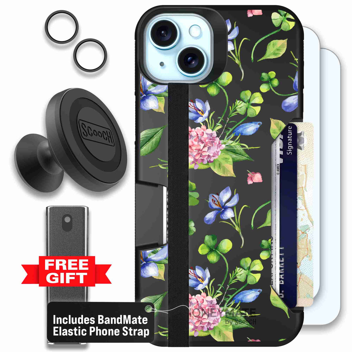 Lucky Hydrangea | website | iPhone 15 Plus | Defender Bundle