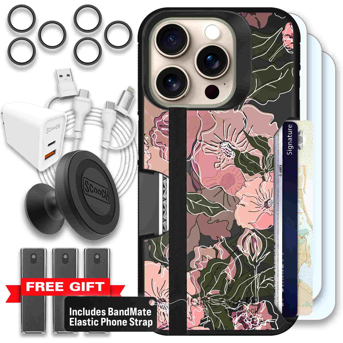 Blush Botanical | website | iPhone 15 Pro | Ultimate Bundle