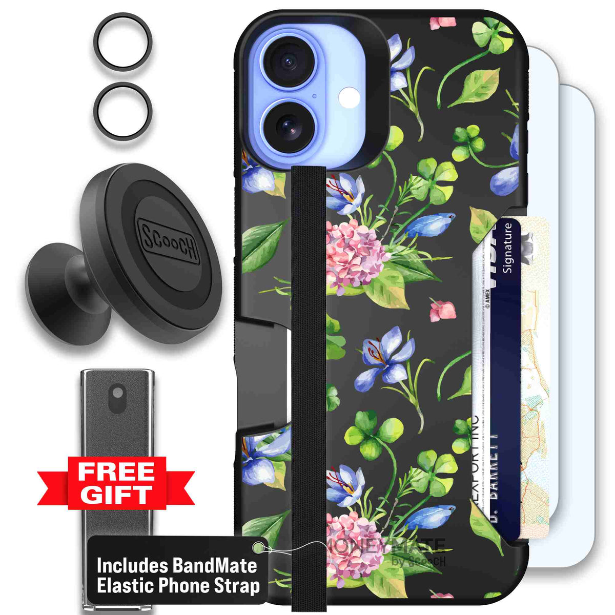 Lucky Hydrangea | website | iPhone 16 Plus | Defender Bundle