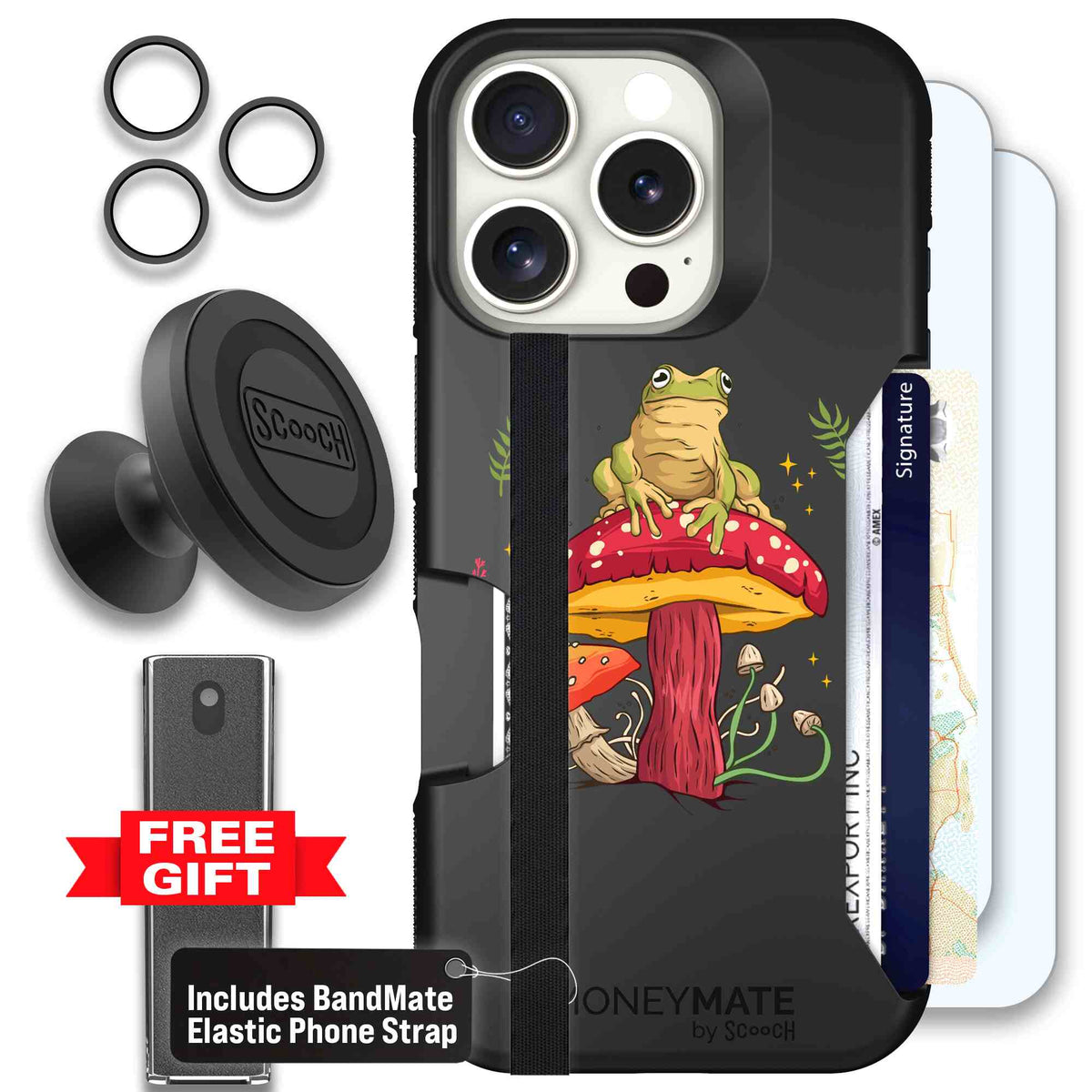 Toadstool Frog | website | iPhone 16 Pro | Defender Bundle