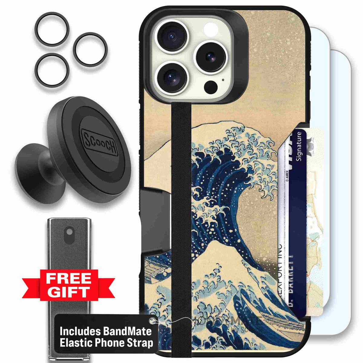 Great Wave | website | iPhone 16 Pro Max | Defender Bundle