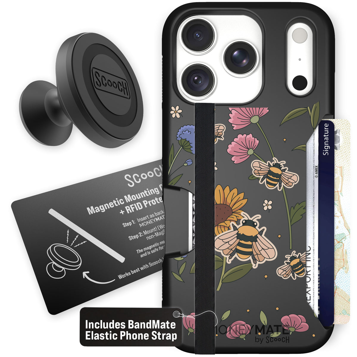 Moneymate Bee Happy for iPhone 18 Pro — Starter Bundle