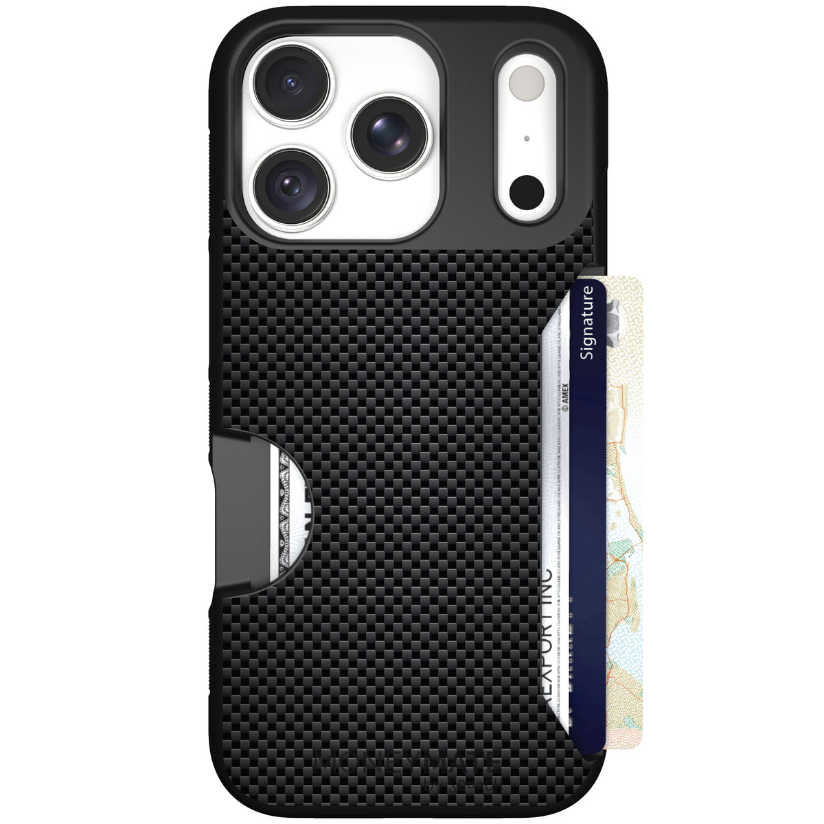 Moneymate Carbon Fiber for iPhone 18 Pro — case