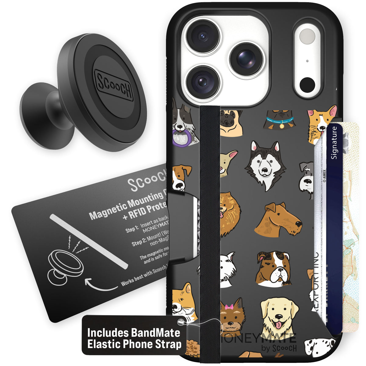 Moneymate Dog Squad for iPhone 18 Pro — Starter Bundle