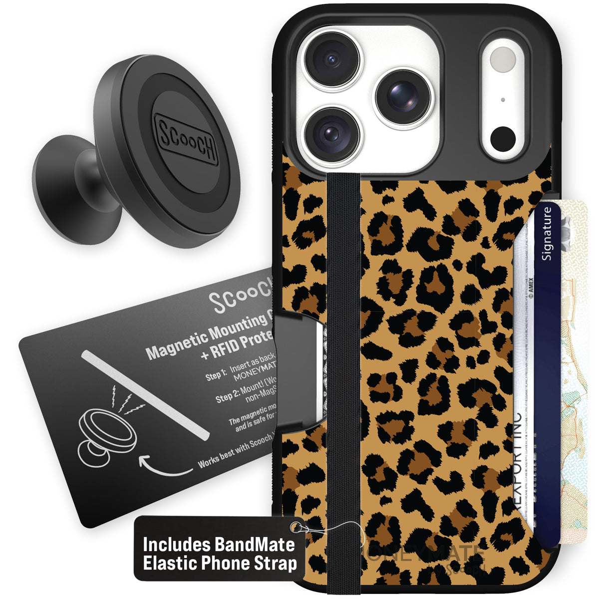 Moneymate Fierce Feline for iPhone 18 Pro — Starter Bundle