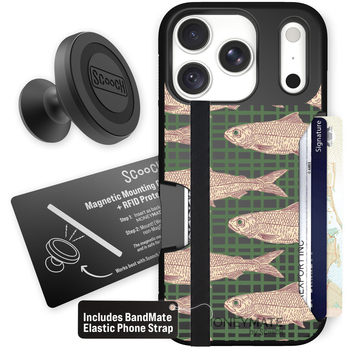 Moneymate Fresh Catch for iPhone 18 Pro — Starter Bundle
